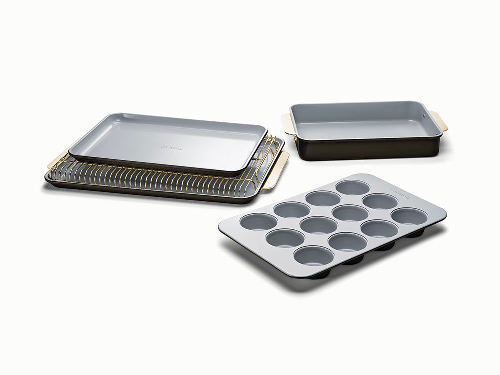 5-piece bakeware set in black